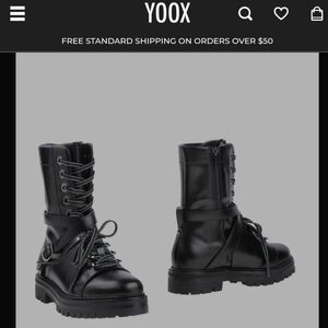 Valentino combat boots
